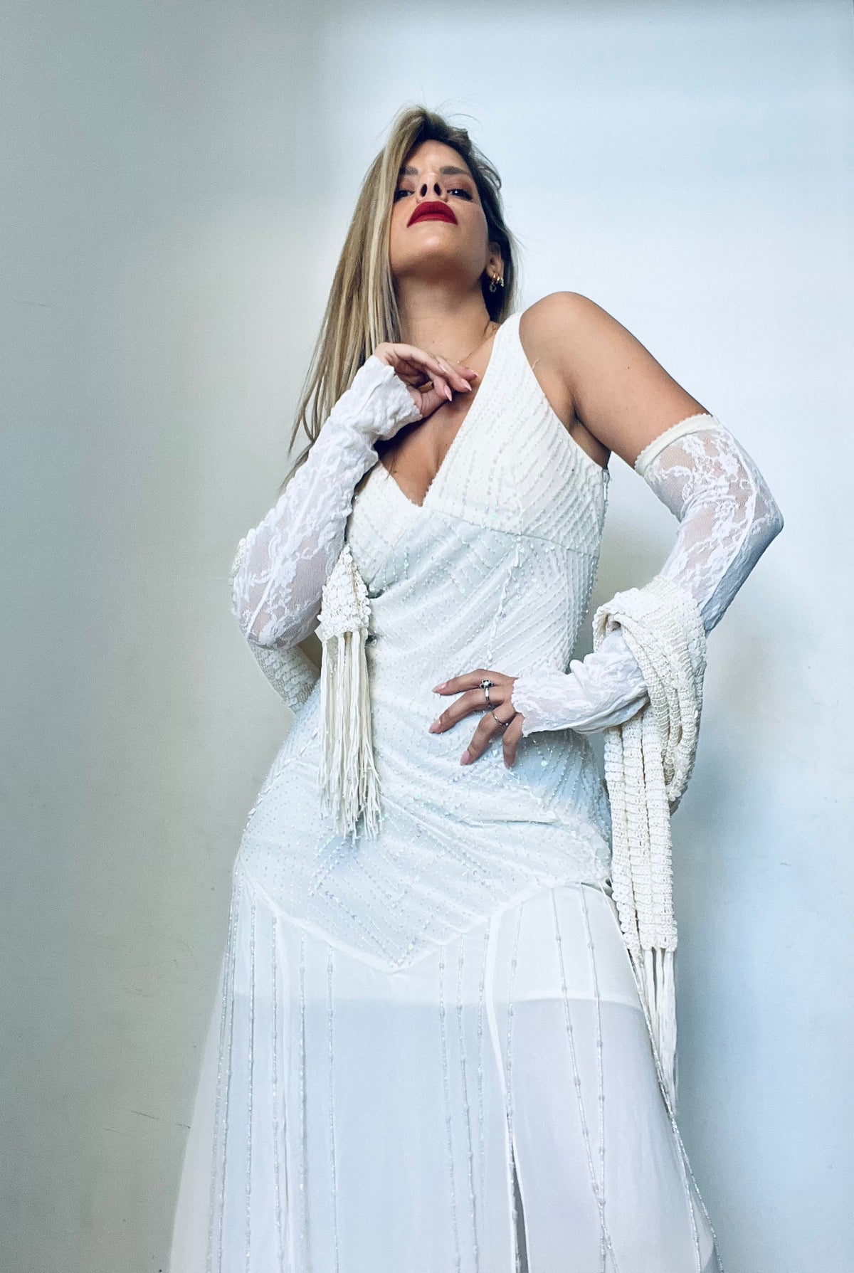 1920s bridal costume