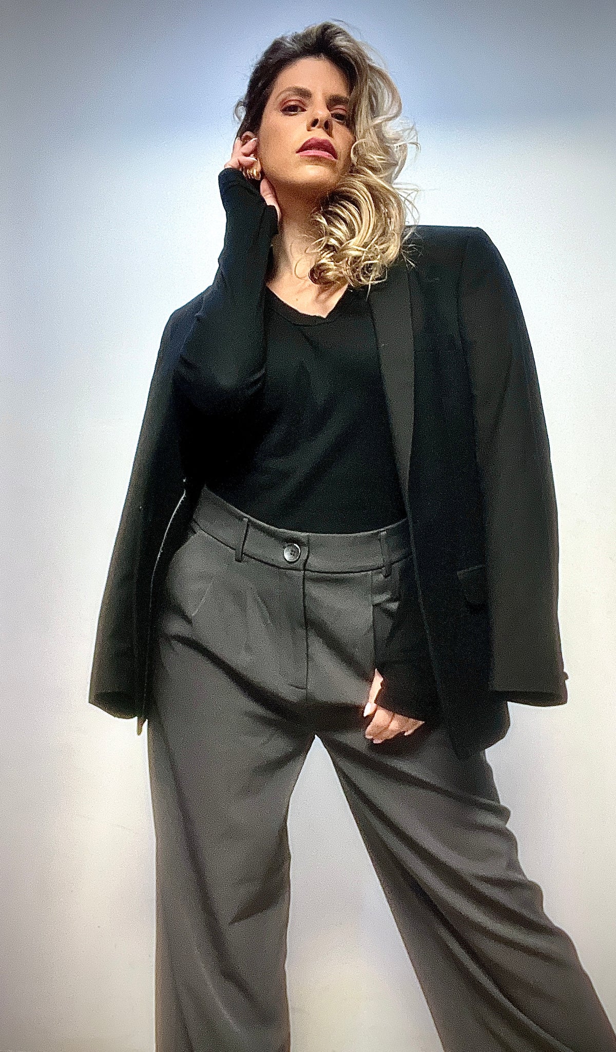 black blazer