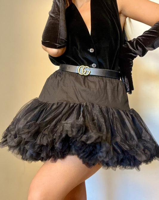 Black Short Tutu Skirt
