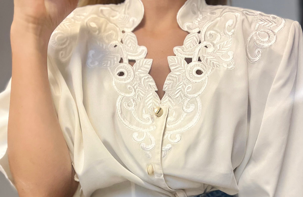 Ora's Short-Sleeve White Shirt