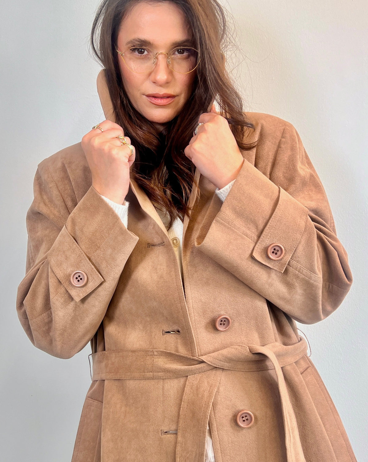 Trench Suede Coat