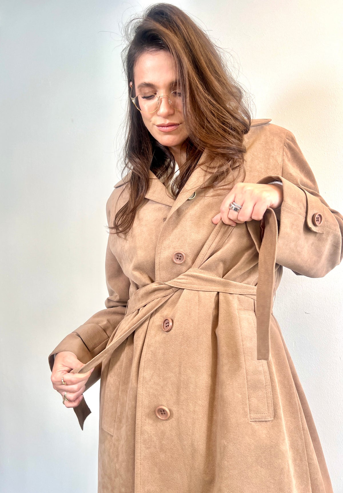 Trench Suede Coat