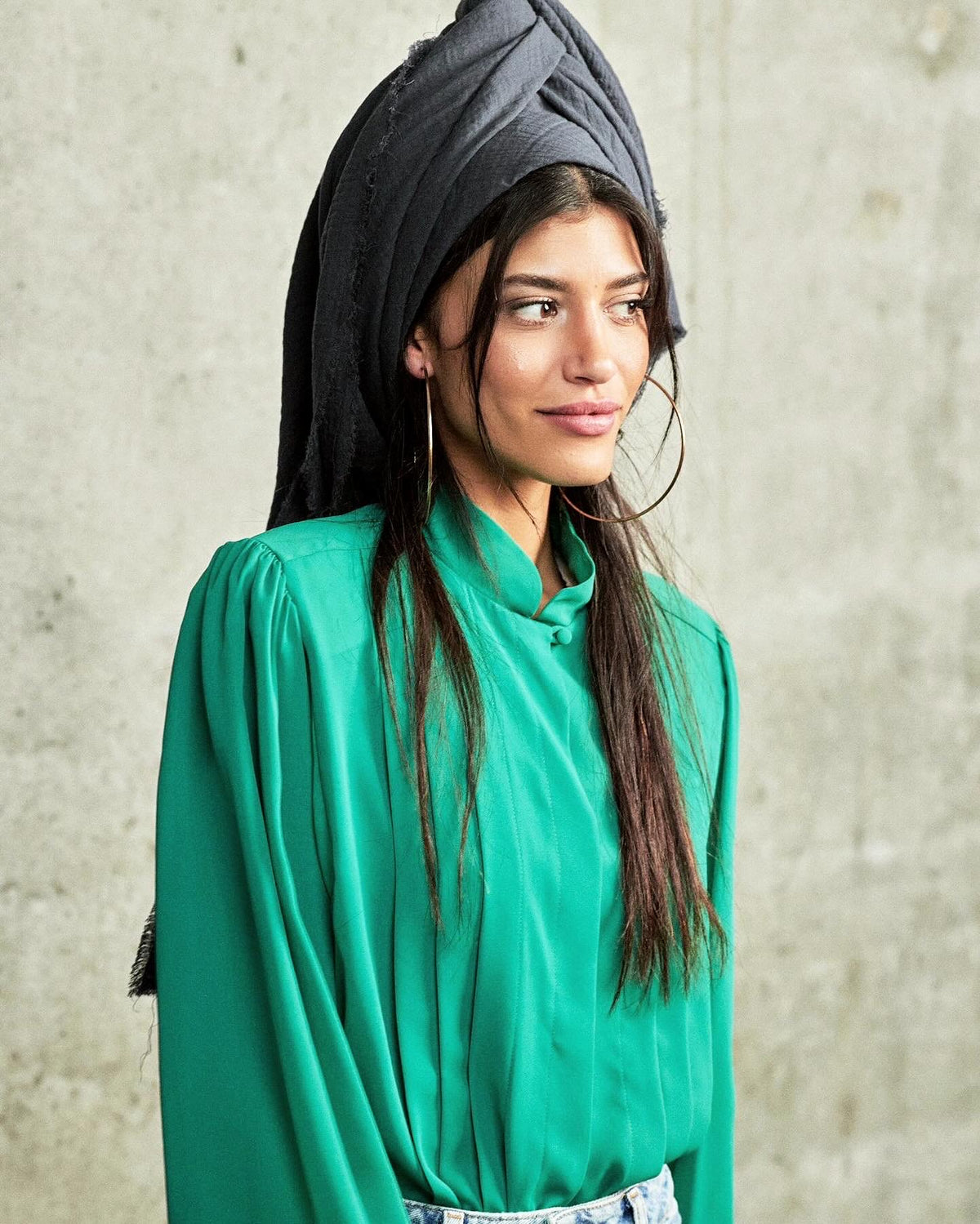 Green Long-Sleeve Shirt