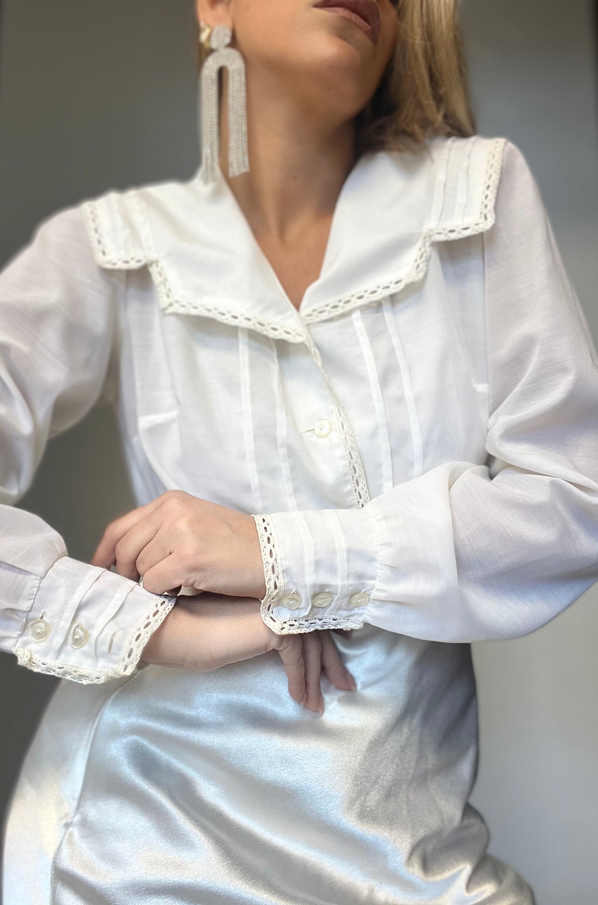 Ester's White Classic Shirt