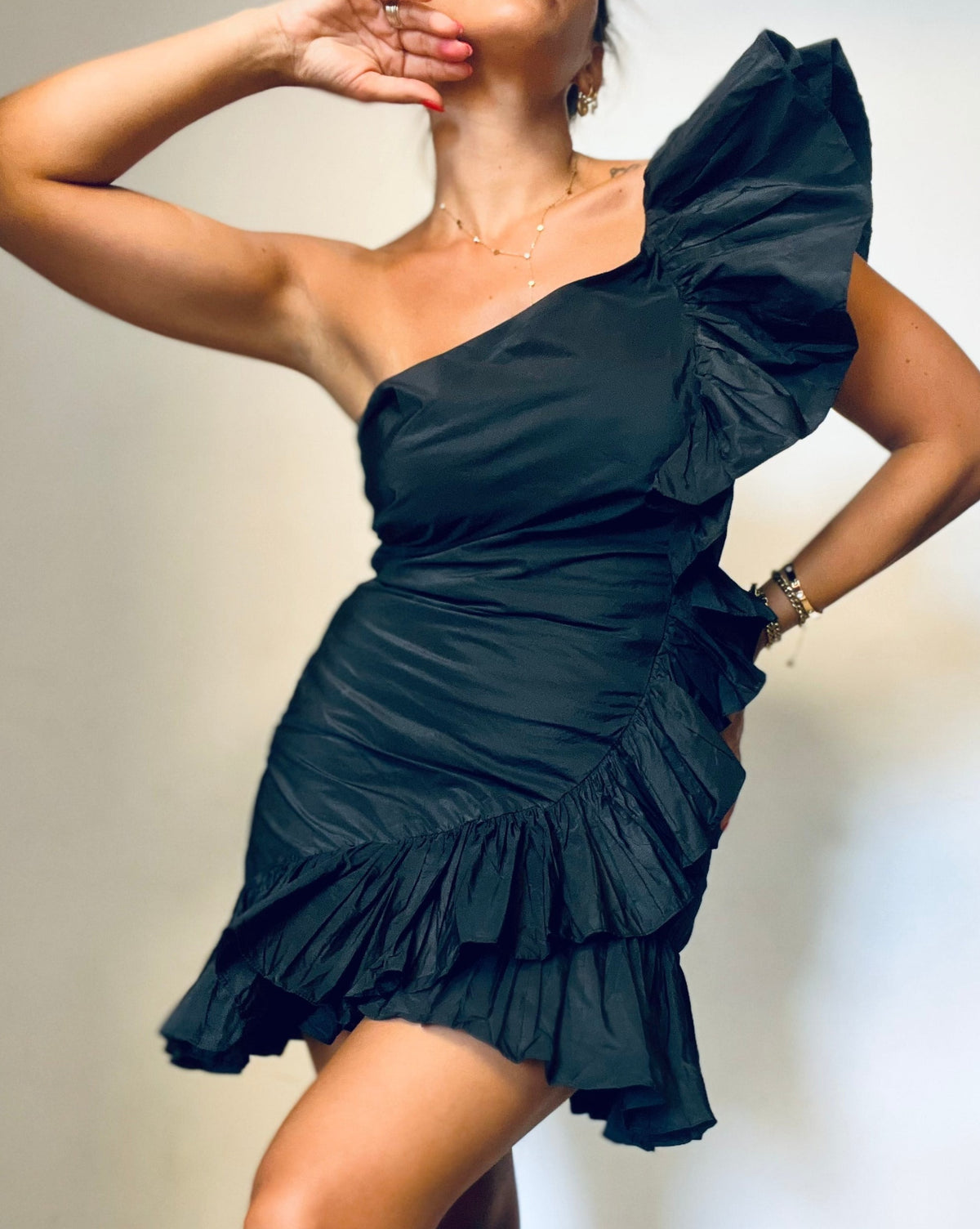 One Sleeve Cocktail Dress