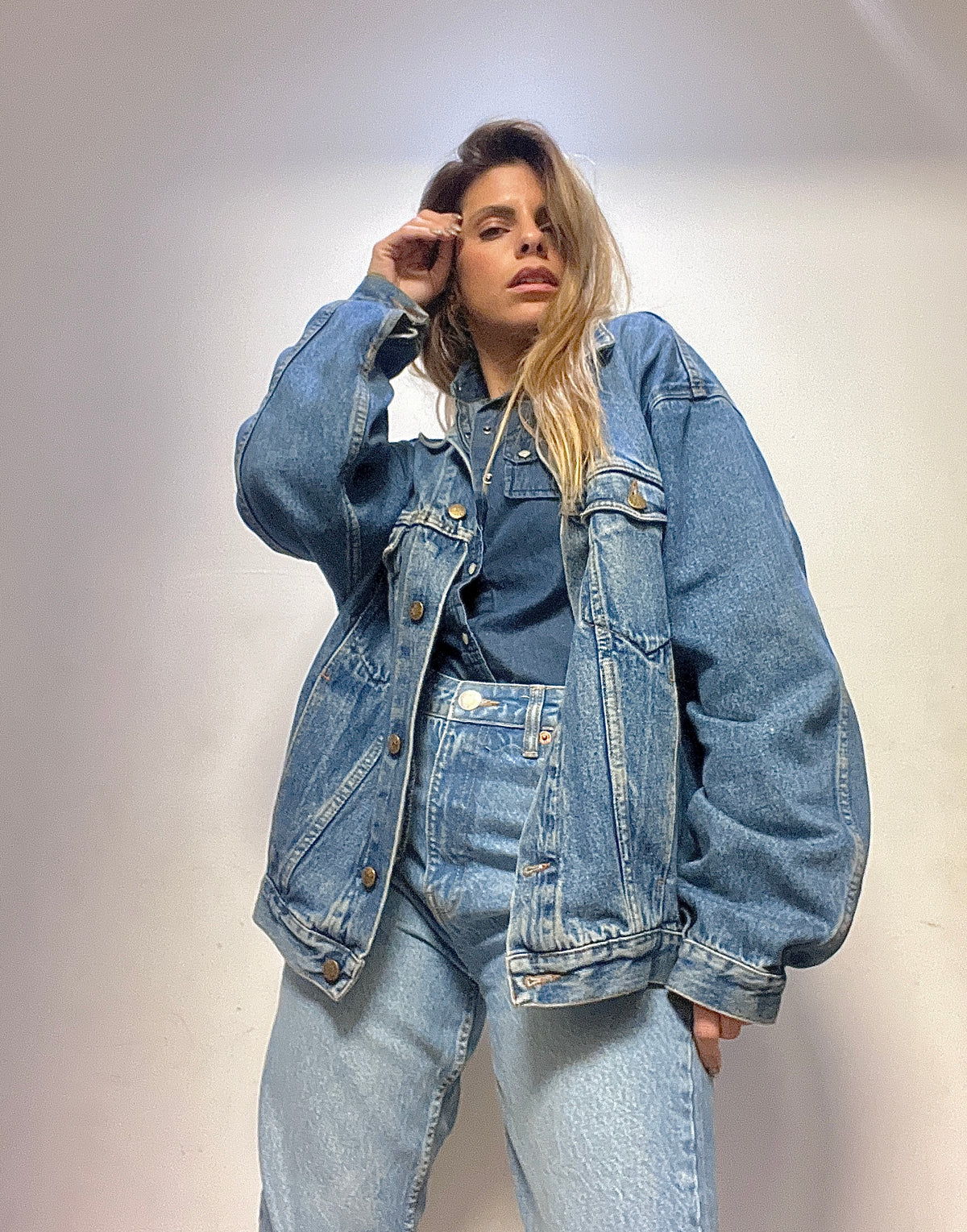 Oversized Vintage Jeans Jacket