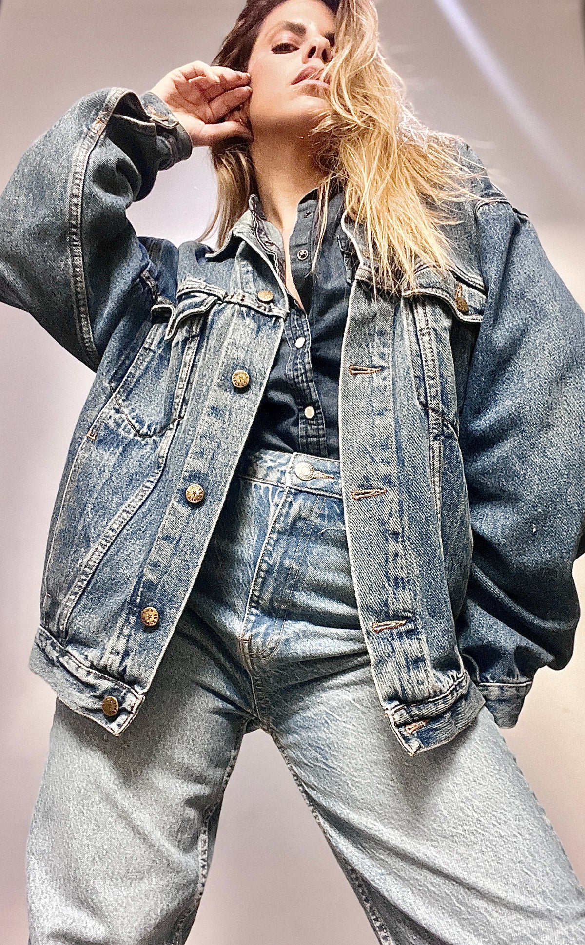 Oversized Vintage Jeans Jacket