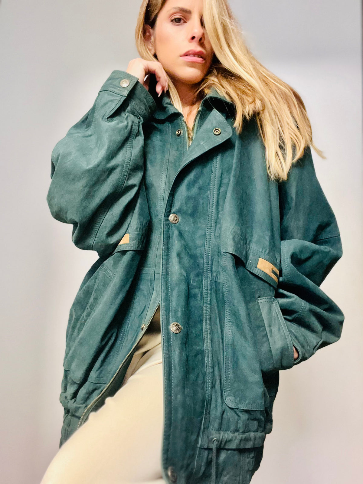 Puffy vintage coat