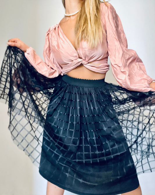 Black Semi-Tutu Skirt