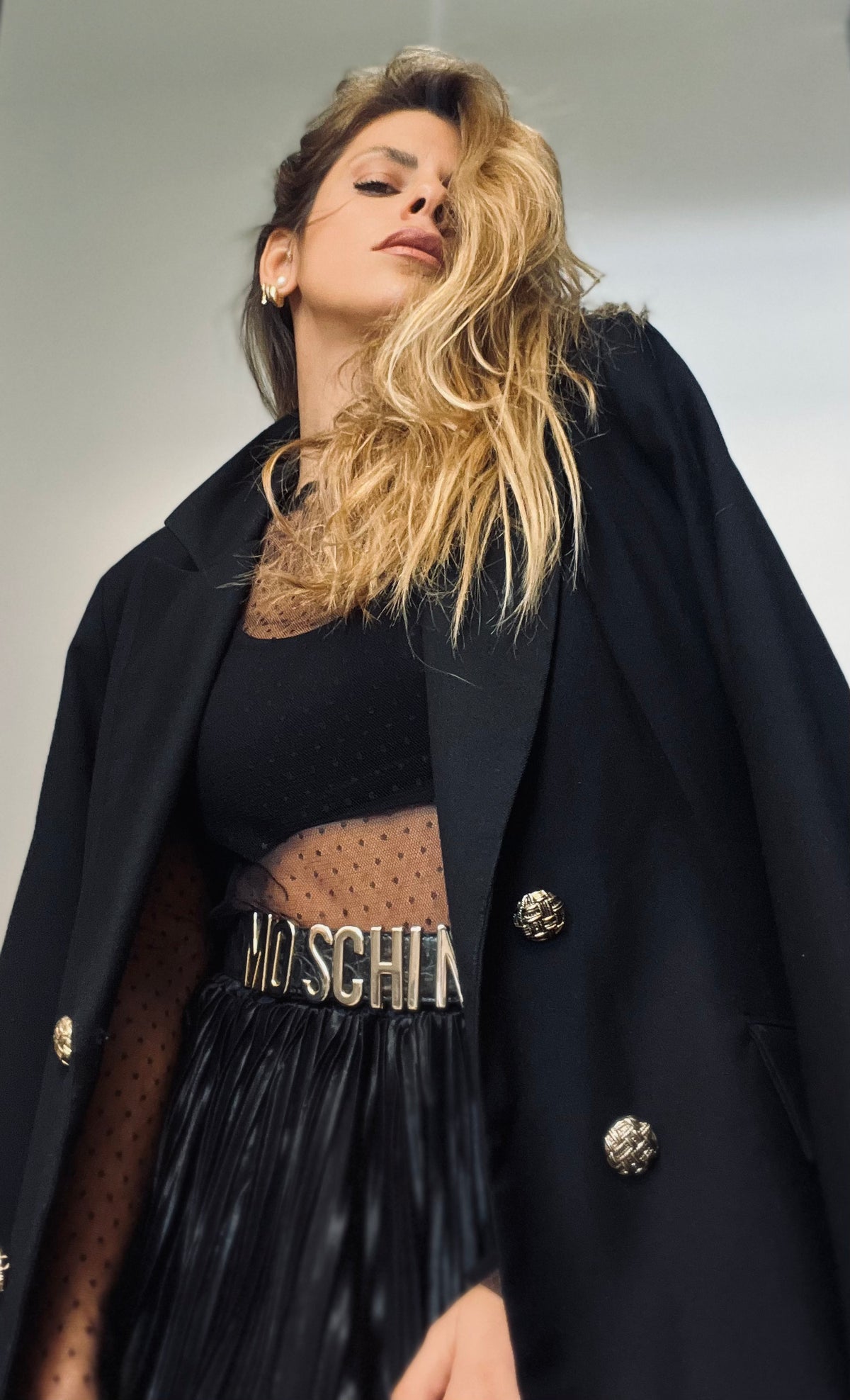 Moschino Vintage Leather Belt